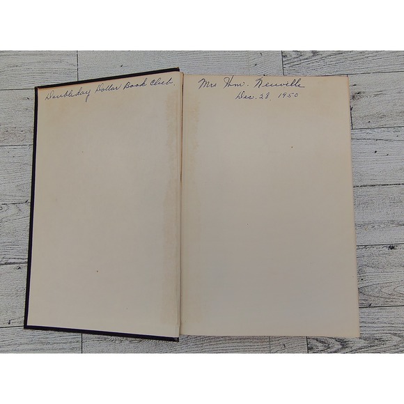 The Cardinal Henry Morton Robinson 1950 Hardcover Purple Bookish Shelf Decor - Picture 4 of 10